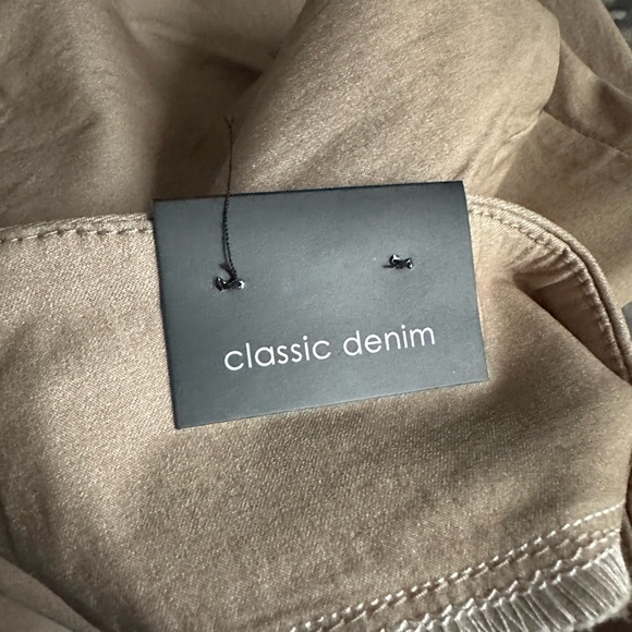 NWT Euro Classic denim, rhinestone cut out ankle Sz 8 - Picture 6 of 8